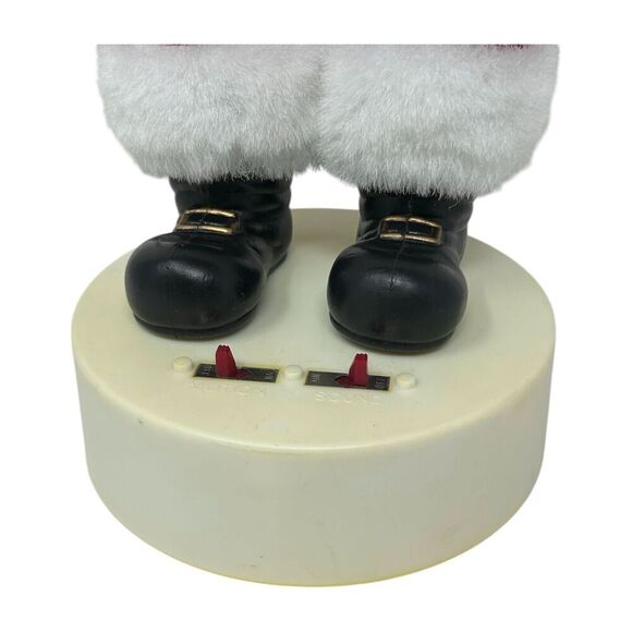 Mr Mrs Claus Light Up Musical Play Music Christmas Figures Holiday Decor Set Vtg - Picture 14 of 16